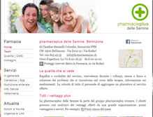 Tablet Screenshot of farmaciasemine.ch